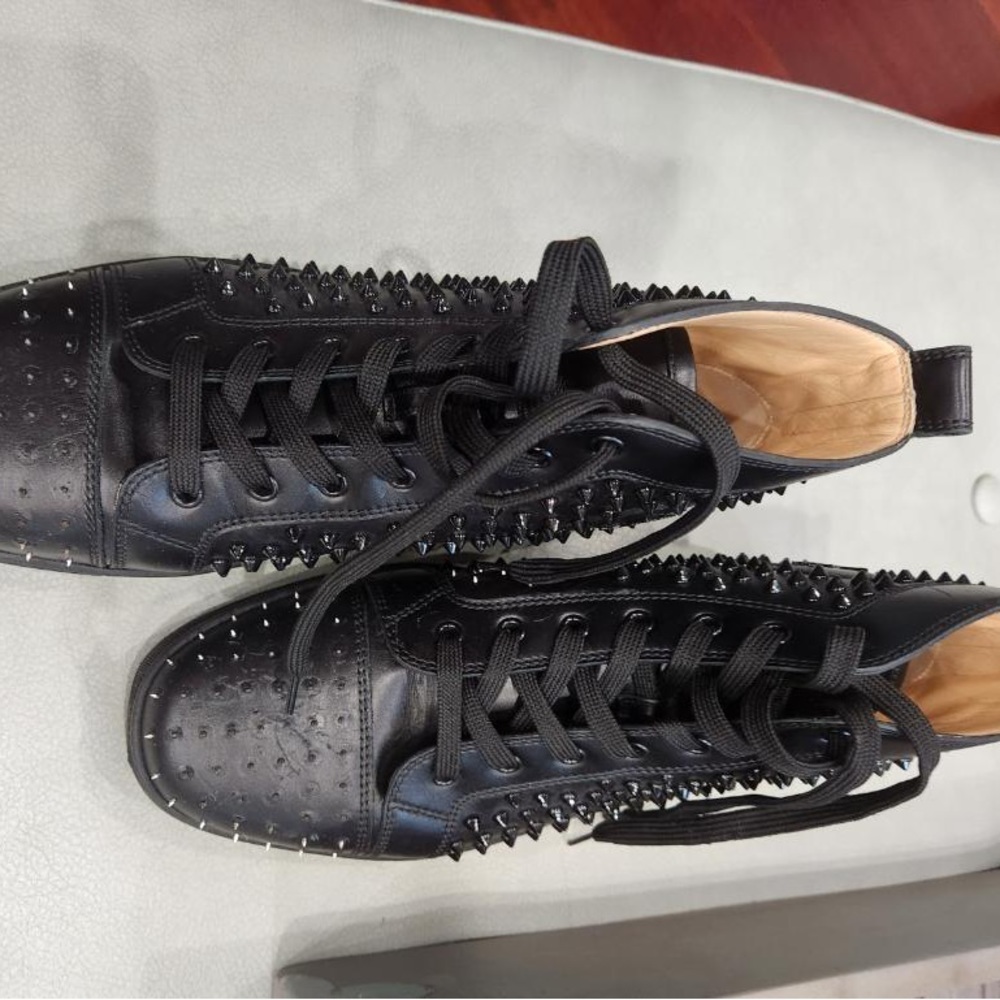 Christian Louboutin spike all over sneaker USED